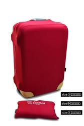 чехол на чемодан красный Coverbag